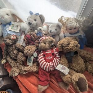 Plush Bear Collection - Assorted Brown and Cream Teddy Bears